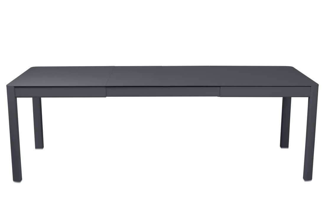Fermob Tisch Ribambelle, mit 2 Einlegeplatten, 149 / 234 cm x 100 cm, Anthrazit - Ausstellungsstück