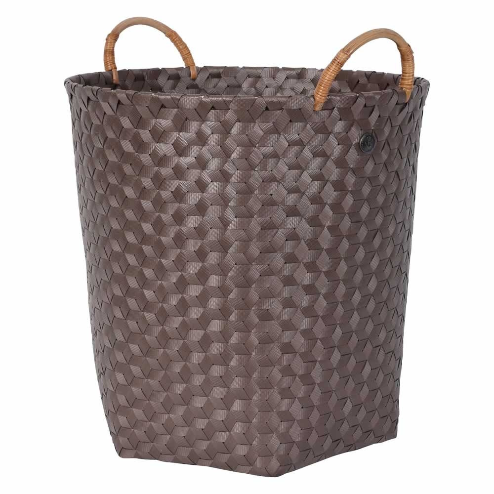 Handed By Korb Dimensional, mit Rattan Henkeln, groß - Taupe