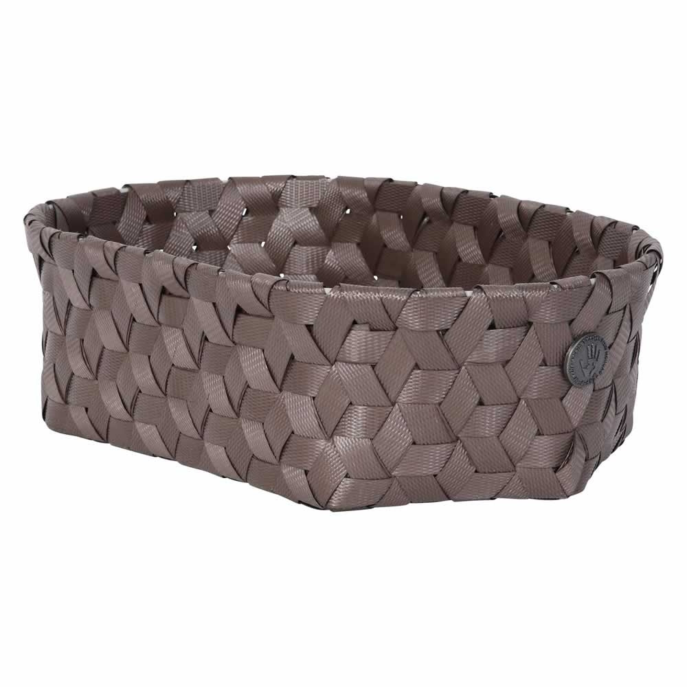 Handed By Korb Dimensional, oval, extra klein - Taupe