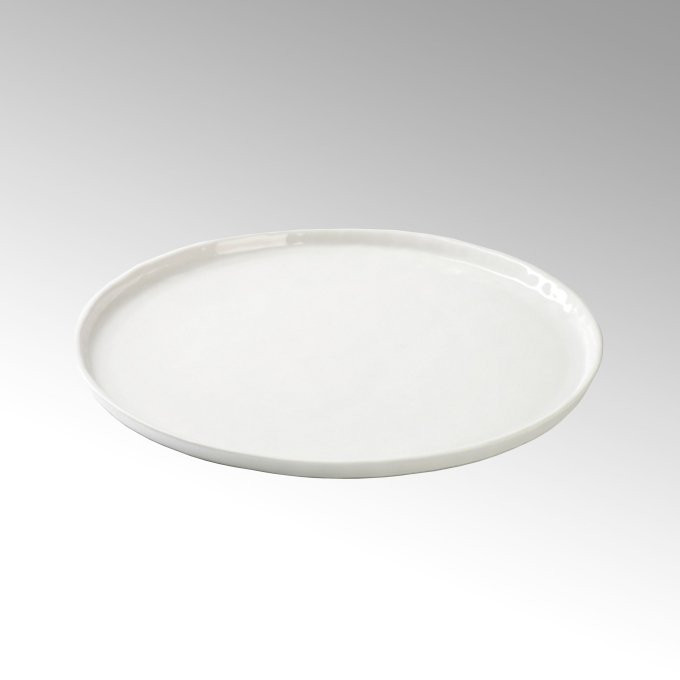 Lambert Teller D 30 cm, Porzellan Piana, Weiß
