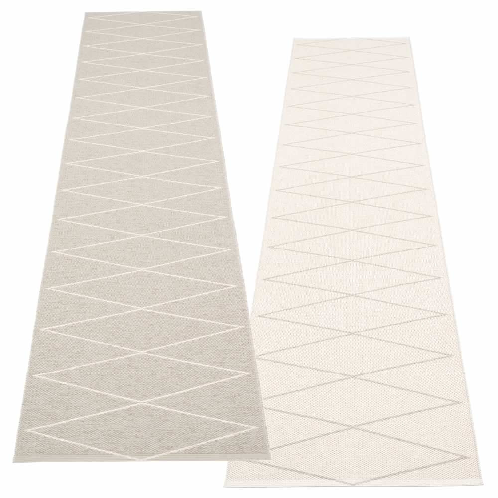 Pappelina Max, Teppich, 70 x 320 cm - Linen / Vanilla