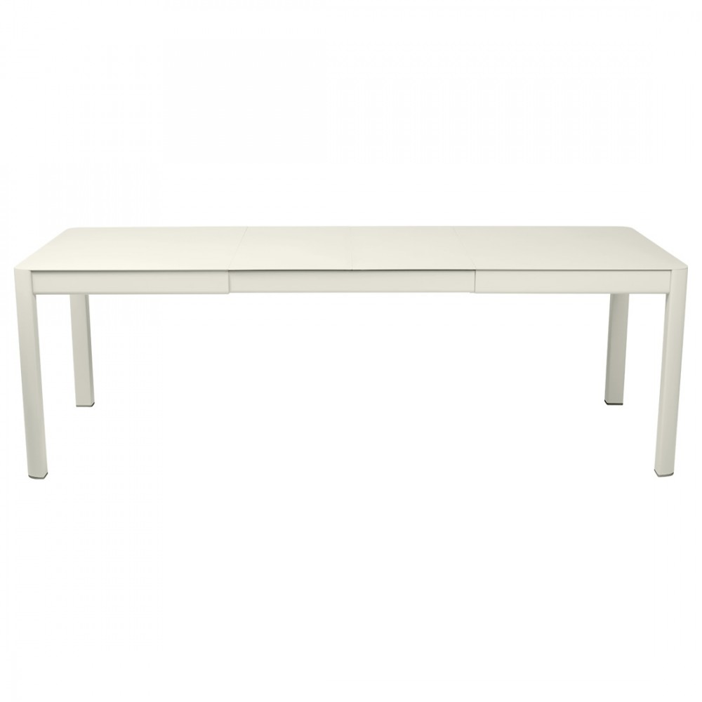 Fermob Tisch Ribambelle, mit 2 Einlegeplatten, 149 / 234 cm x 100 cm - Lehmgrau