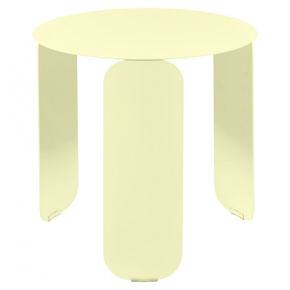 Fermob niedriger Tisch Bebop, Ø 45 cm - Zitronensorbet