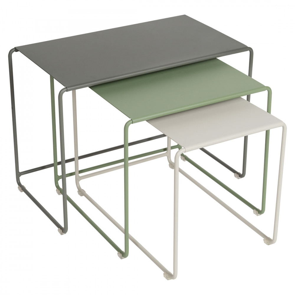 Fermob Couchtische Oulala, 3 Satztische