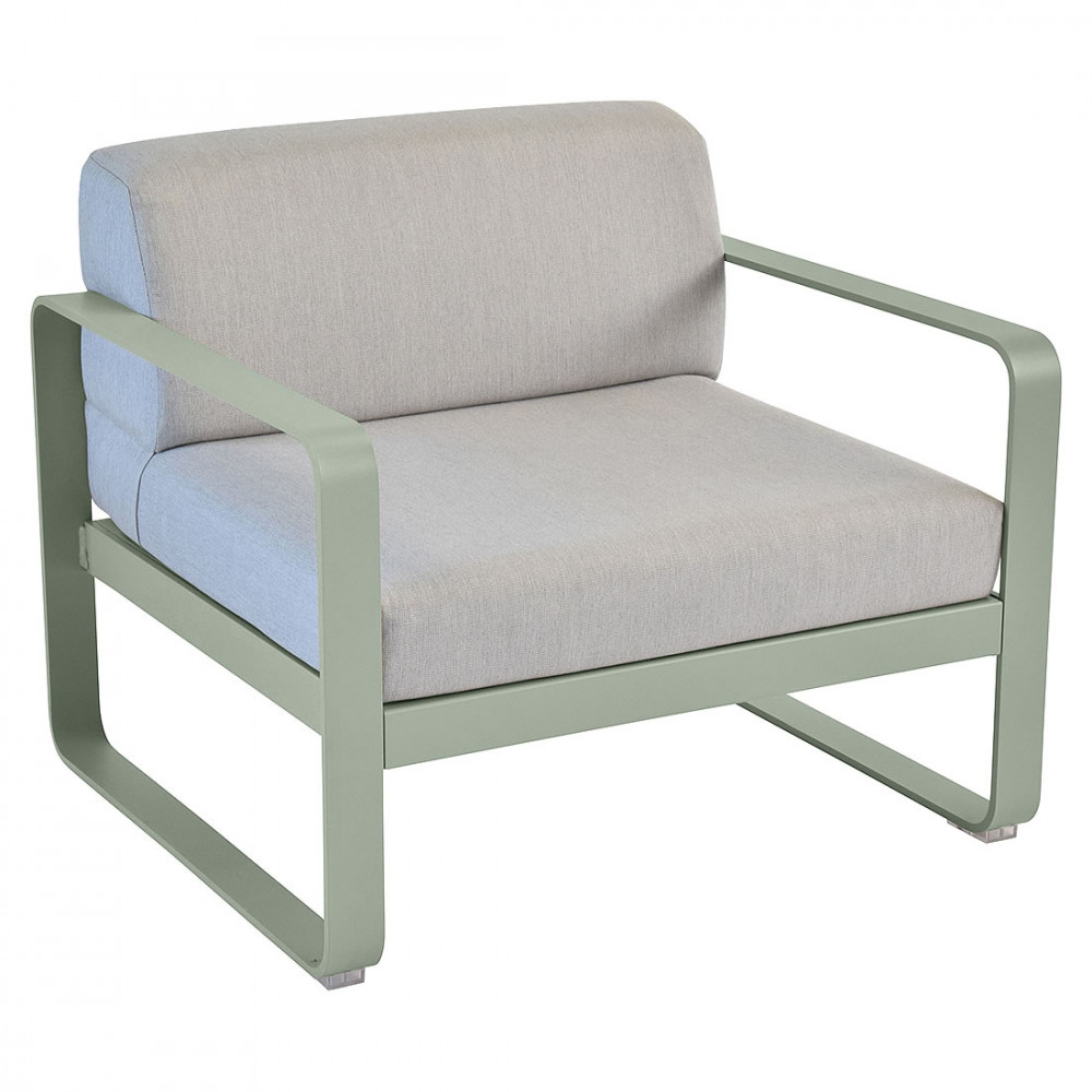 Fermob Sessel Bellevie, Kaktus - Flanellgrau
