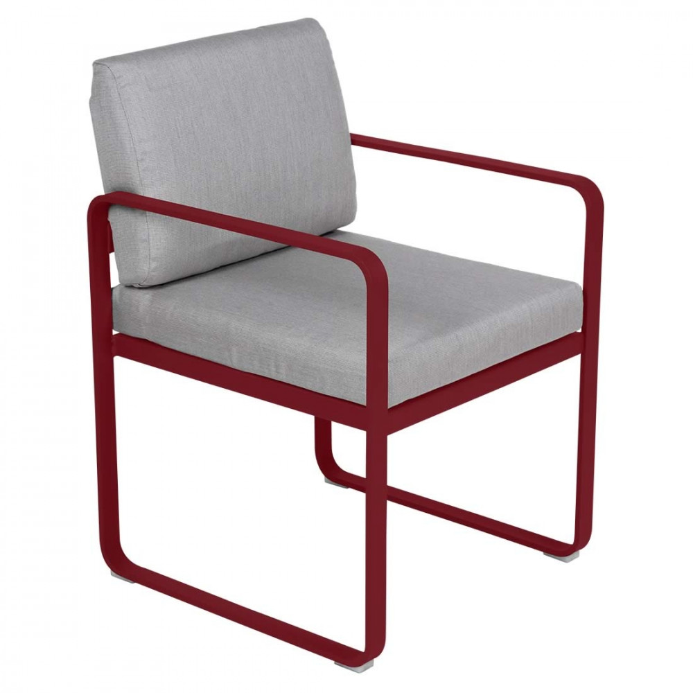 Fermob Sessel Bellevie, Essbereich, Chili - Flanellgrau