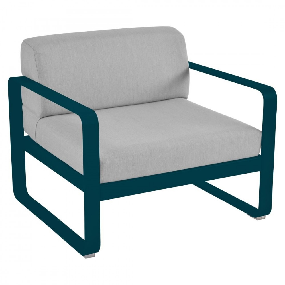 Fermob Sessel Bellevie, Acapulcoblau - Flanellgrau