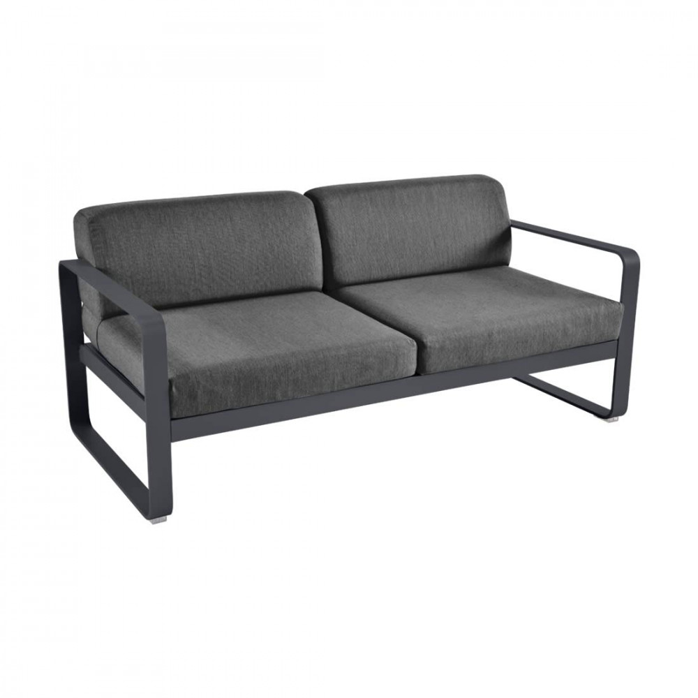 Fermob Sofa Bellevie, 2-Sitzer, Anthrazit - Graphitgrau