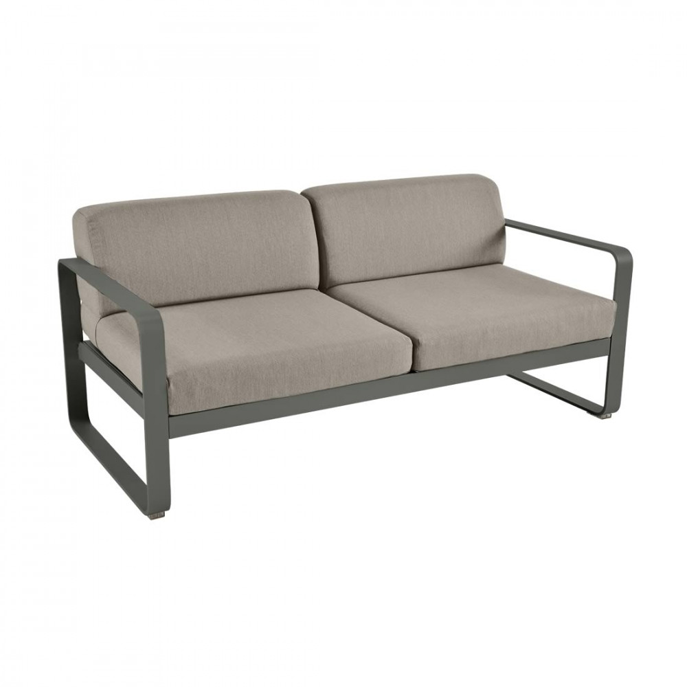 Fermob Sofa Bellevie, 2-Sitzer, Rosmarin - Taupe Grau
