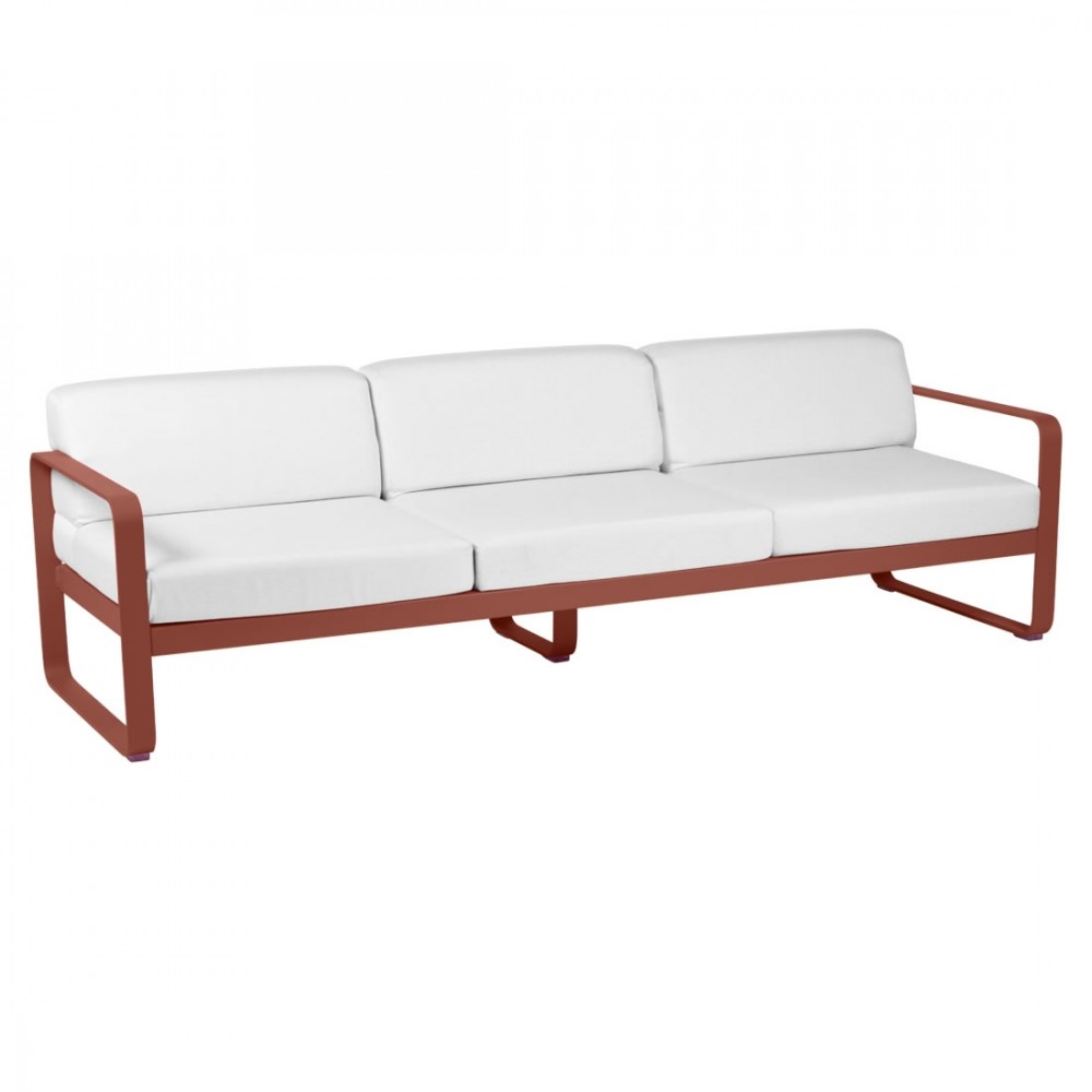Fermob Sofa Bellevie, 3-Sitzer - Grauweiß