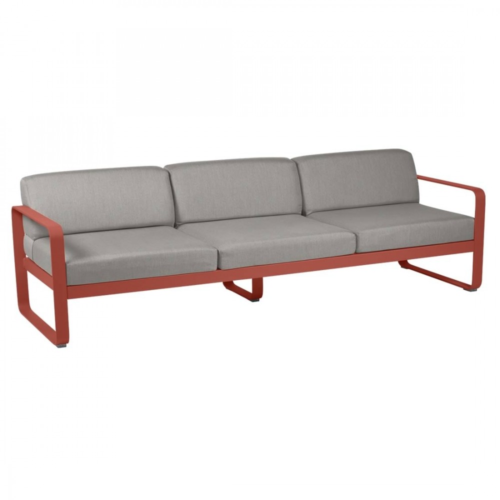 Fermob Sofa Bellevie, 3-Sitzer - Graphitgrau