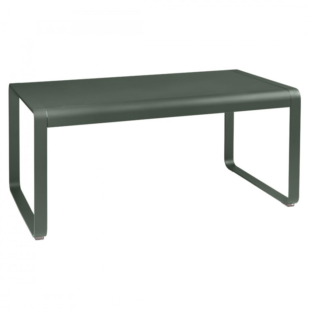 Fermob halbhoher Tisch Bellevie, 140 x 80 cm - Rosmarin