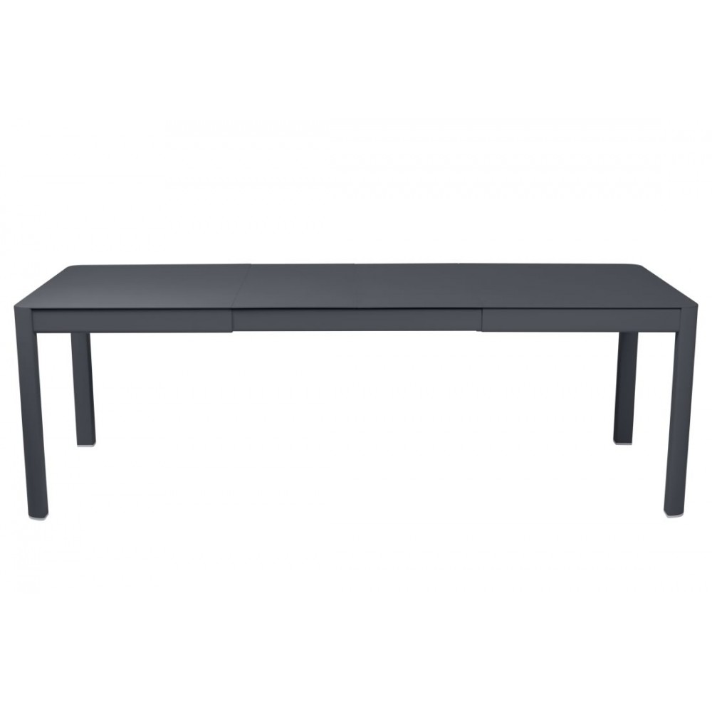Fermob Tisch Ribambelle, mit 2 Einlegeplatten, 149 / 234 cm x 100 cm - Anthrazit