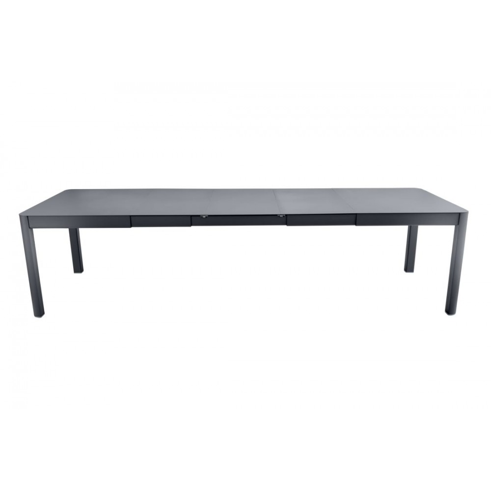 Fermob Tisch Ribambelle, mit 3 Einlegeplatten, 149 / 299 cm x 100 cm - Anthrazit