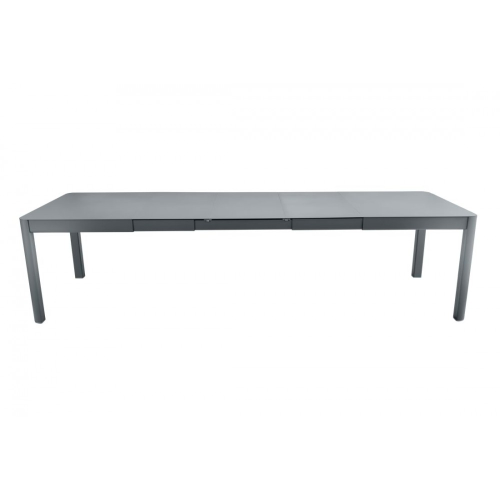 Fermob Tisch Ribambelle, mit 3 Einlegeplatten, 149 / 299 cm x 100 cm - Gewittergrau