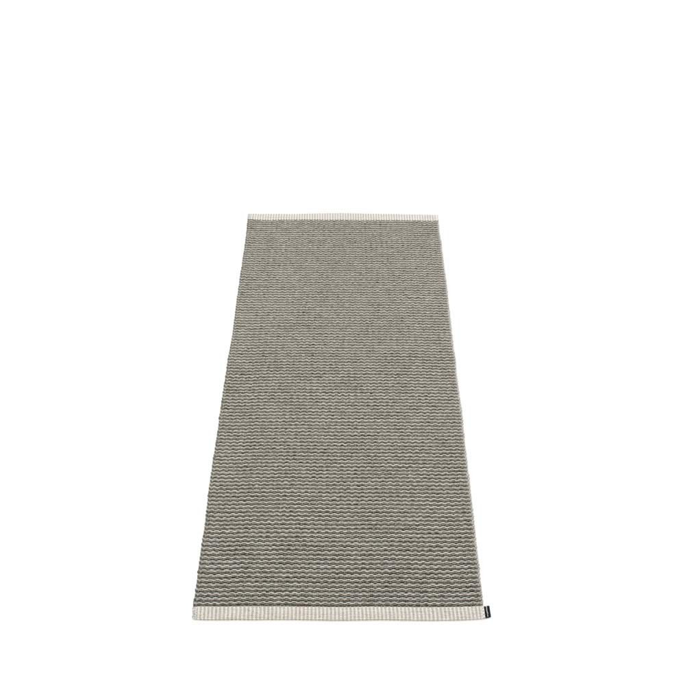 Pappelina Mono, Teppich, 60 x 150 cm -  Charcoal / Warm Grey