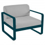 Fermob Sessel Bellevie, Acapulcoblau - Flanellgrau