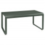 Fermob halbhoher Tisch Bellevie, 140 x 80 cm - Rosmarin