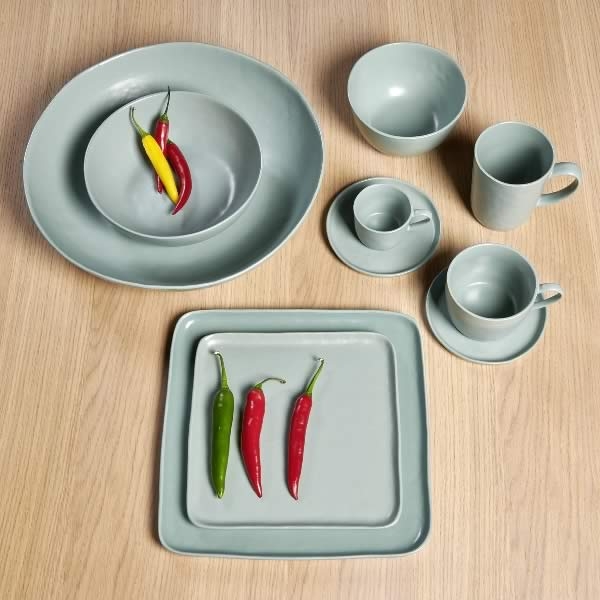 Stoneware Piana - Celadon matt