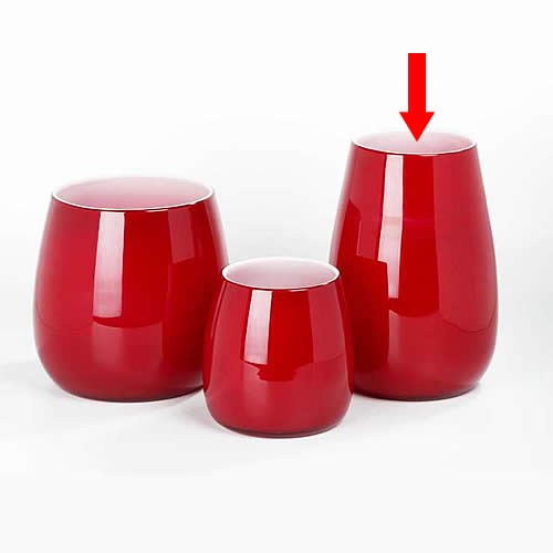 Lambert große Vase Pisano - Rot