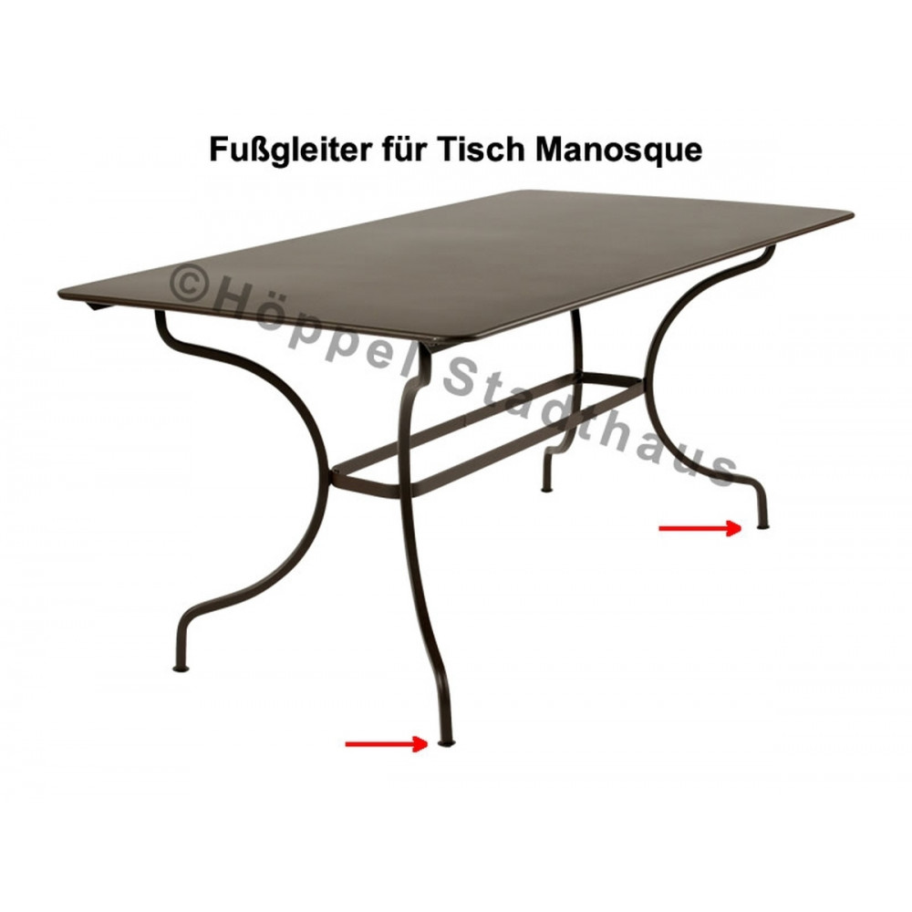 Fermob Fußgleiter für den Tisch Manosque