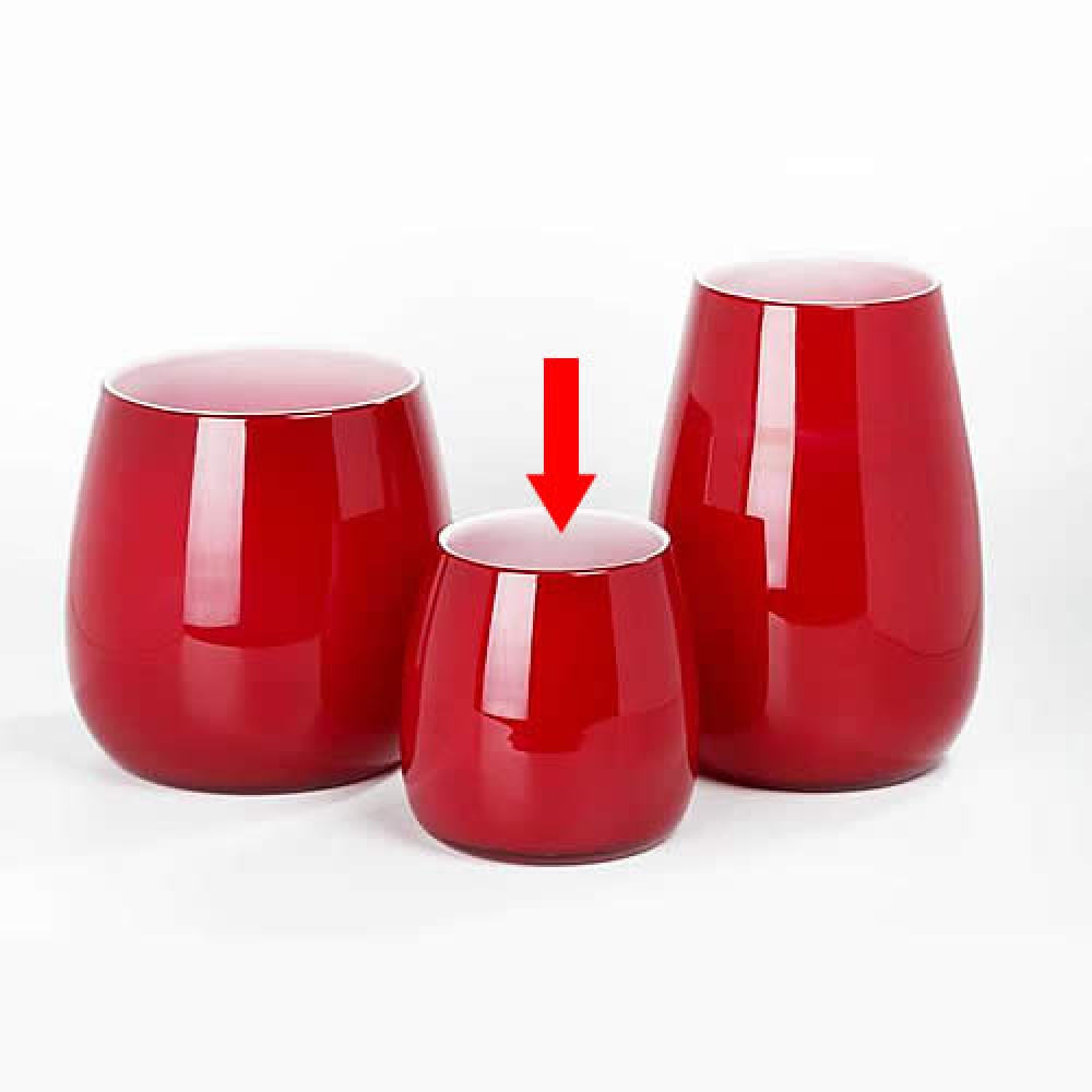 Lambert kleine Vase Pisano - Rot