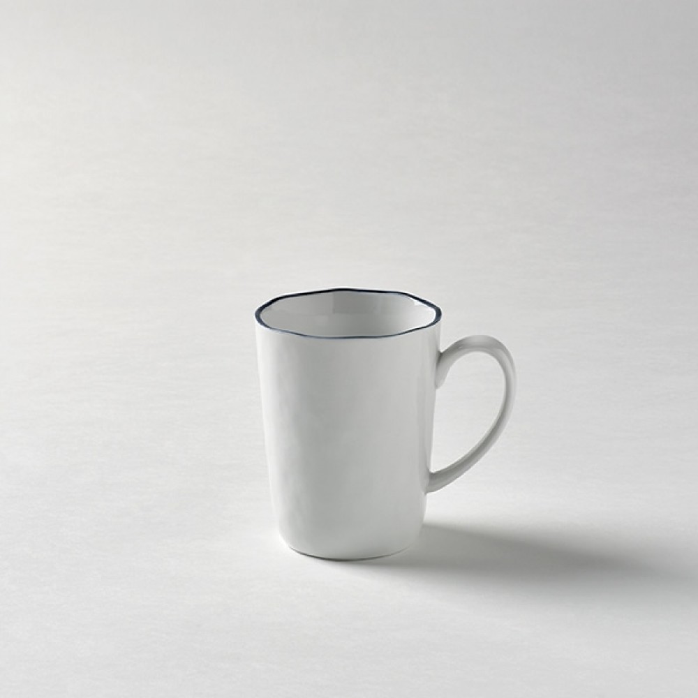 Lambert große Tasse / Kaffeetasse, Porzellan Piana - Basaltgrau