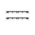 seitenrahmen black / länge: 122 cm