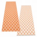 pale orange / vanilla / warm grey stripe