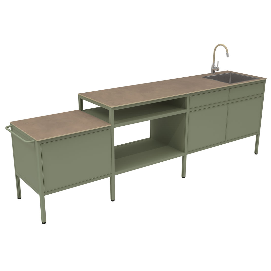 Fermob Küche Goosto, Die Großzügigkeit