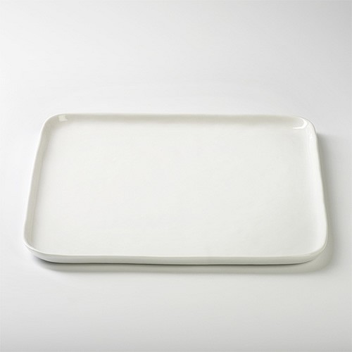 Lambert Teller / Hauptspeisenteller quadratisch 27 x 27 cm - Porzellan Piana, Weiß