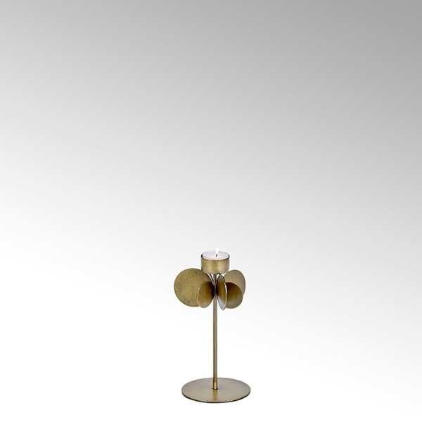 Lambert Teelichthalter Hervee, Bronze, H 22 cm