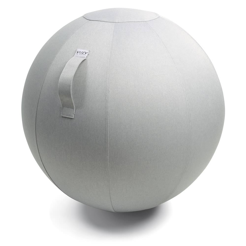 Vluv Leiv Sitzball, Silver, 70-75 cm