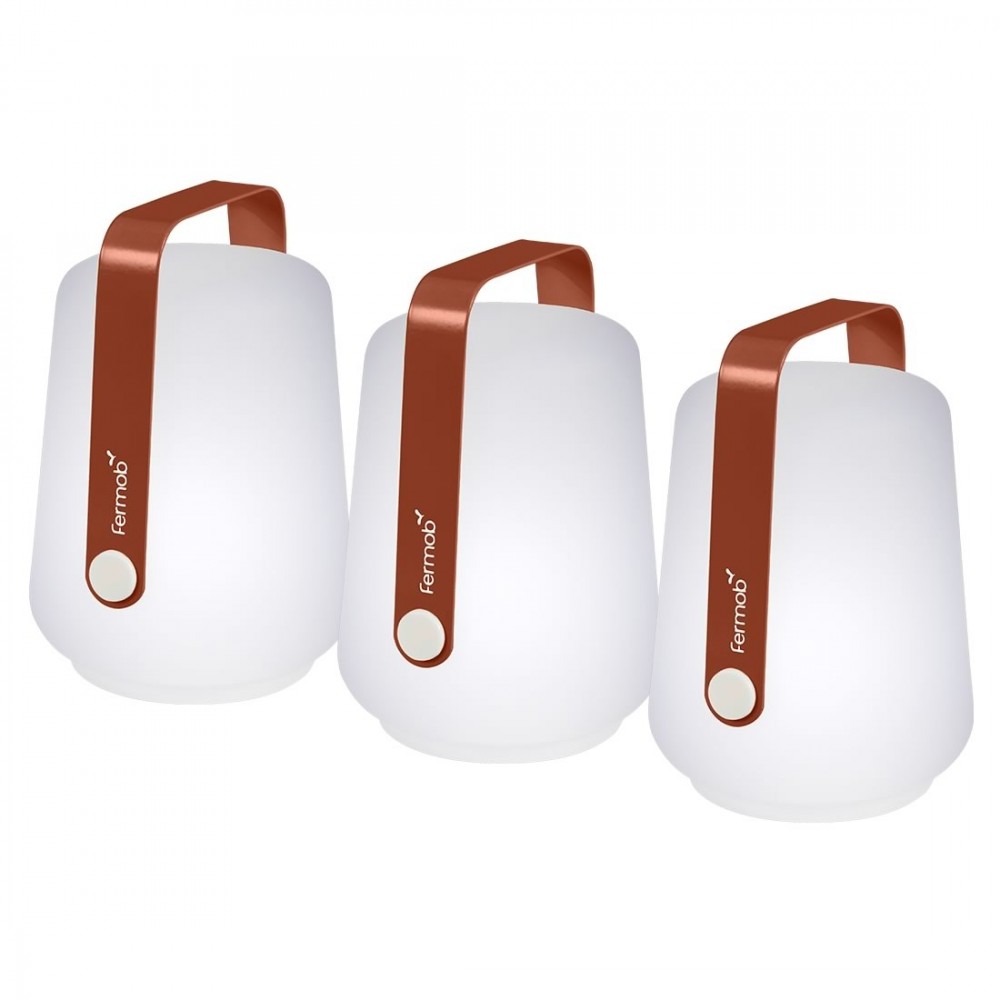 Fermob Lampe Balad, Mobil, H: 12 cm, 3er-Set - Ockerrot