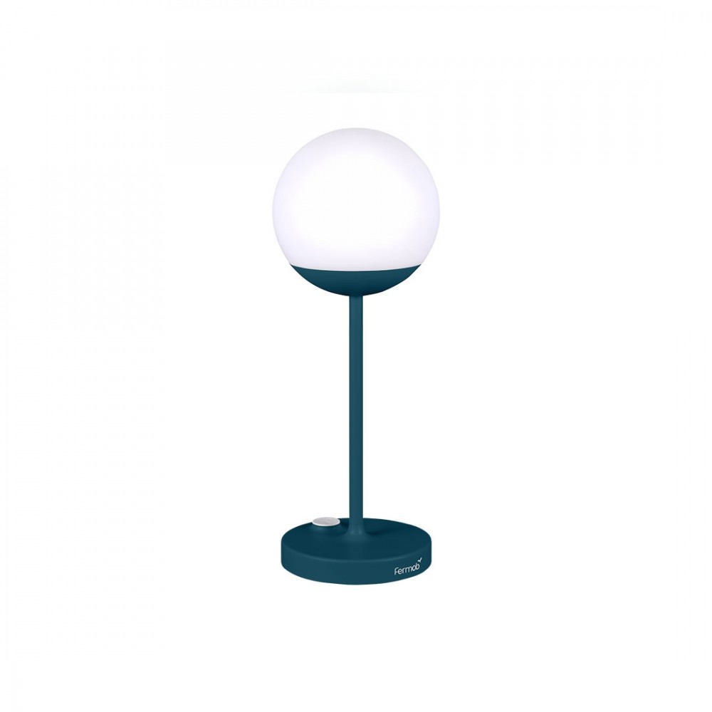 Fermob Lampe Mooon, Höhe: 41 cm - Acapulcoblau