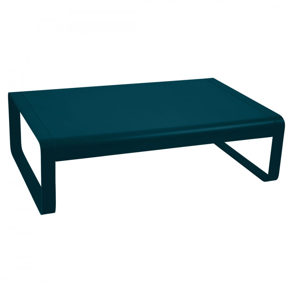 Fermob niedriger Tisch Bellevie - Acapulcoblau