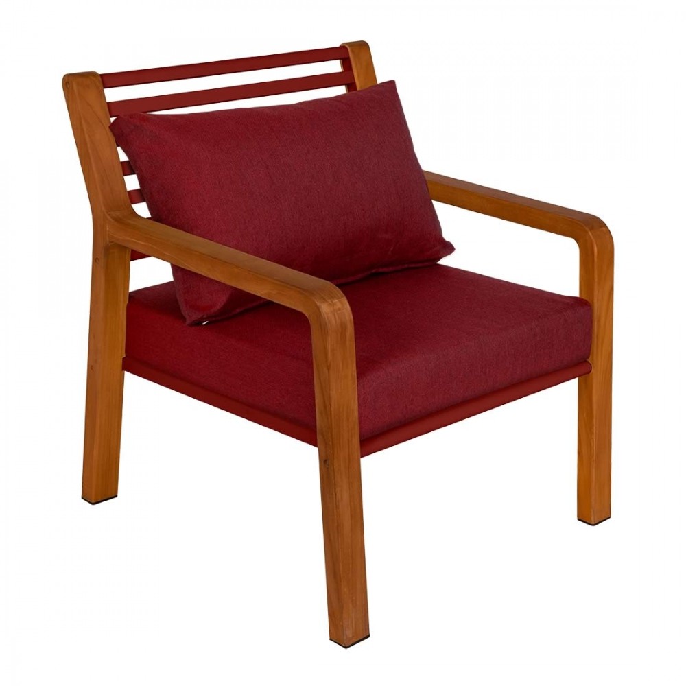 Fermob Sessel Somerset, Teak / Alu