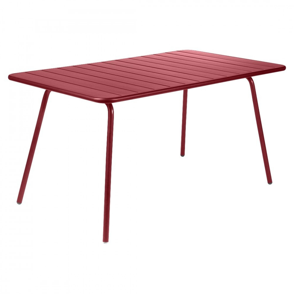 Fermob Tisch Luxembourg, 80 x 143 cm - Chili