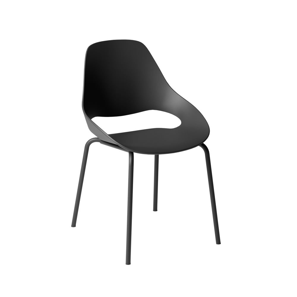 Houe Stuhl Falk, Outdoor Stuhl - Black