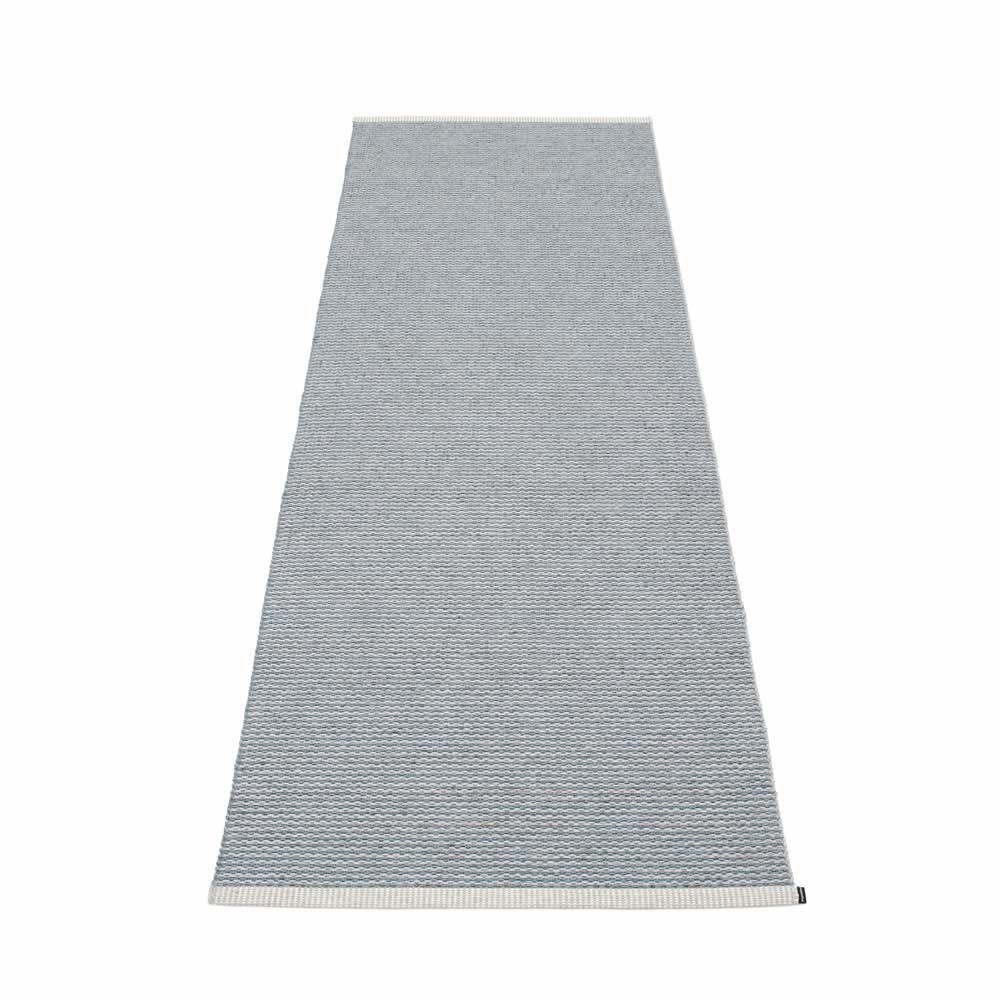 Pappelina Mono, Teppich, 85 x 260 cm - Storm / Light Grey