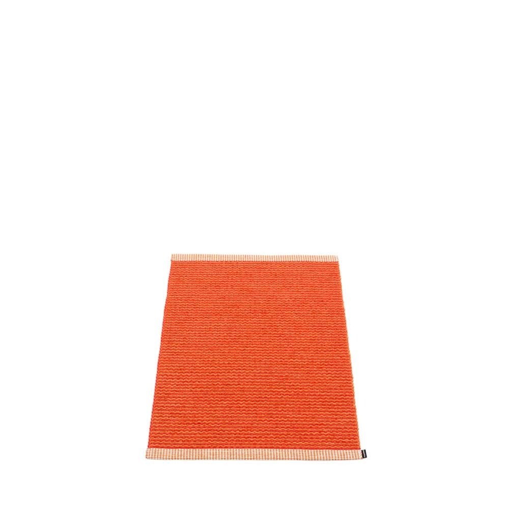 Pappelina Mono, Teppich, 60 x 85 cm - Pale Orange / Coral Red