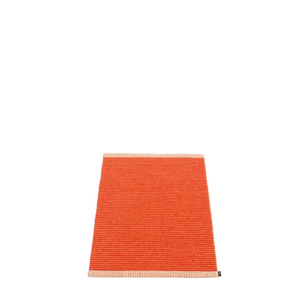Pappelina Mono, Teppich, 60 x 85 cm - Pale Orange / Coral Red