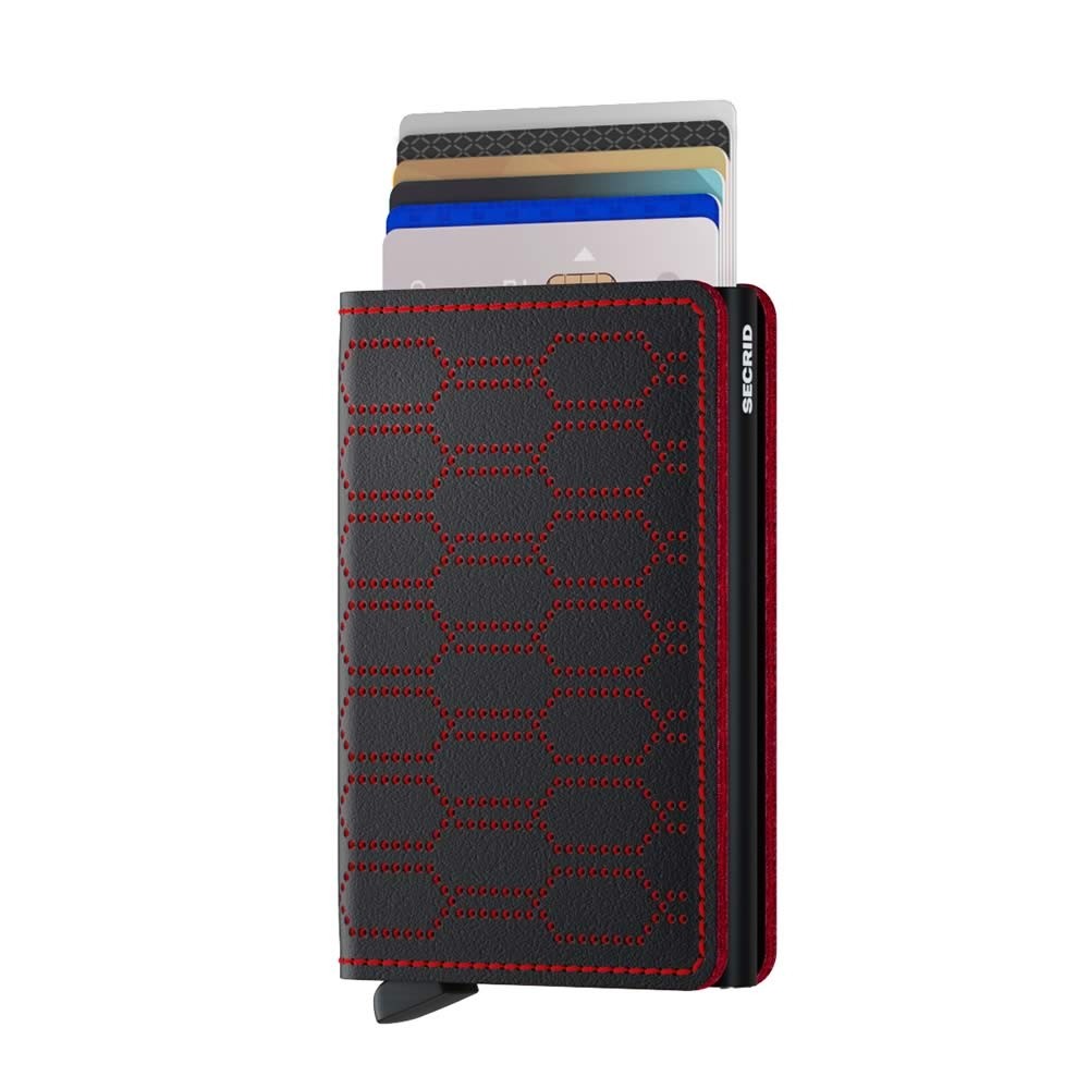 Secrid Slimwallet Fuel - Black & Red