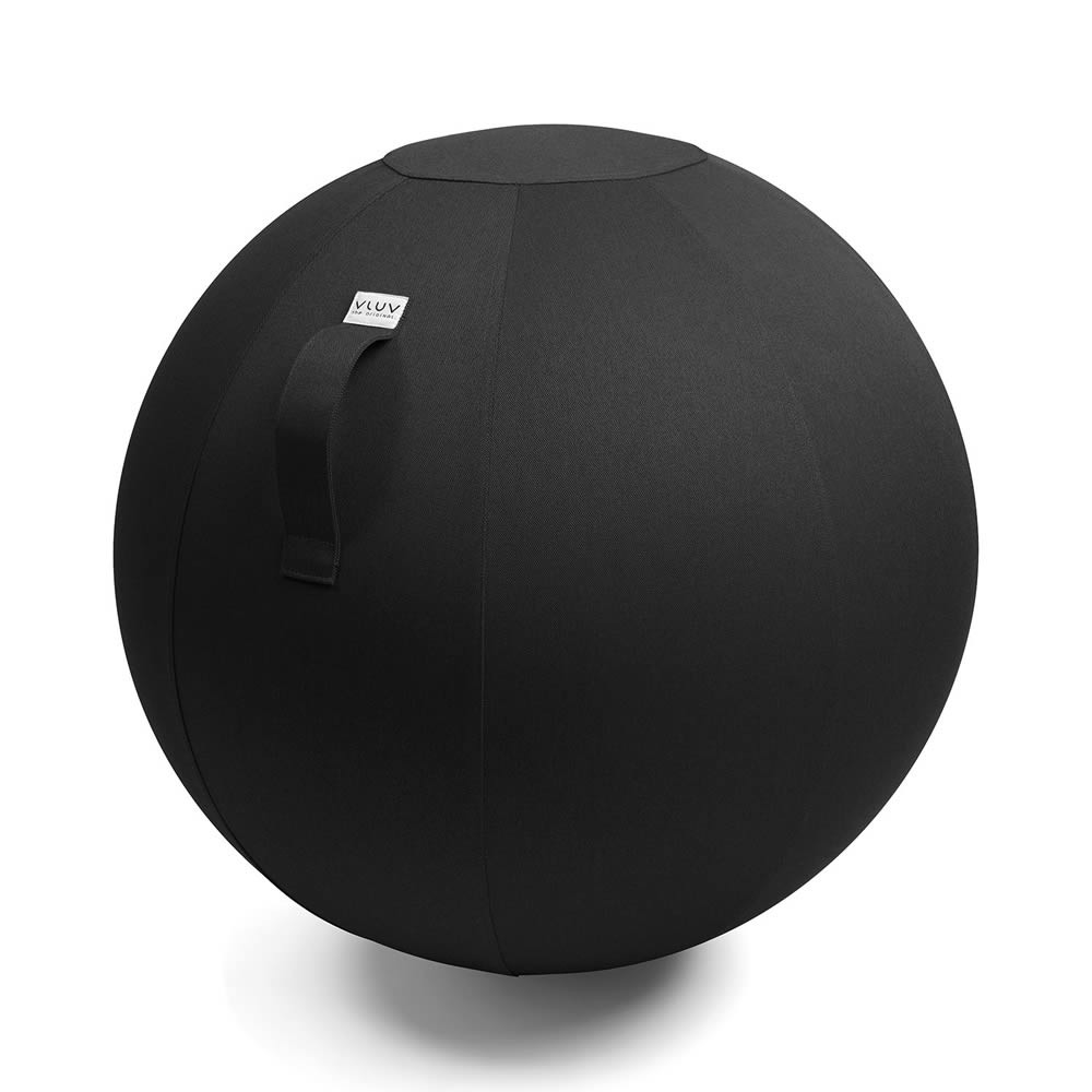 Vluv Leiv Sitzball, Black, 60-65 cm