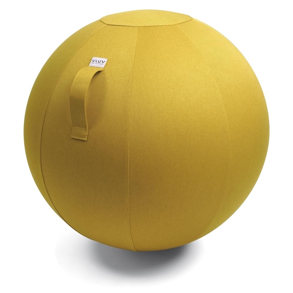 Vluv Leiv Sitzball, Mustard, Ø 50 - 55 cm