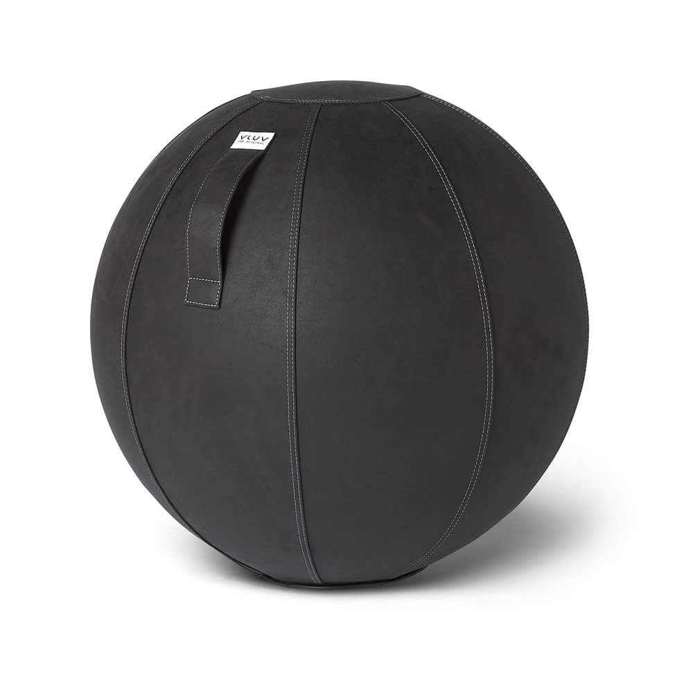 Vluv Vega Sitzball, Schwarz, 60-65 cm