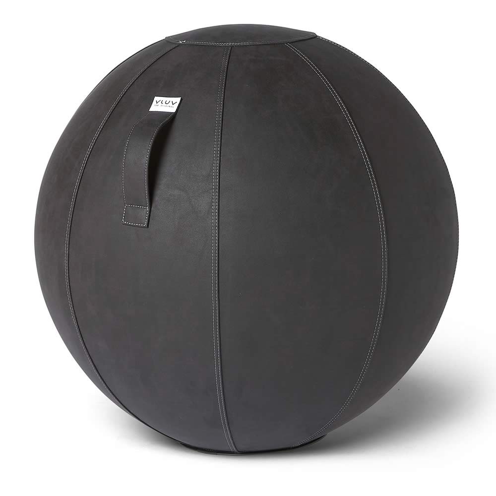 Vluv Vega Sitzball, Schwarz, 70-75 cm