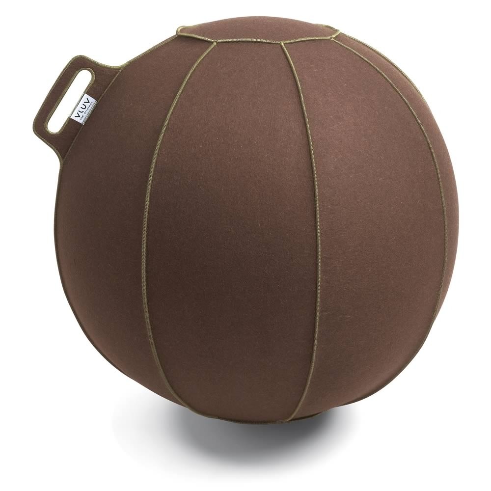 Vluv Velt Sitzball, Braun-Meliert / Grün, 70-75 cm