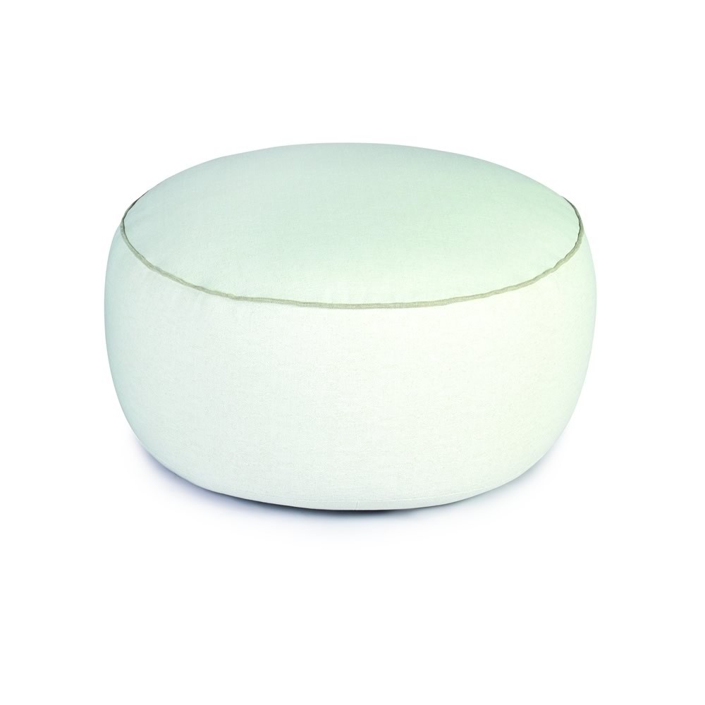 Weishäupl Lounge Hocker Maliha, rund - Cream