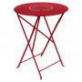 Fermob Klapptisch Floreal Ø 60 cm - Mohnrot